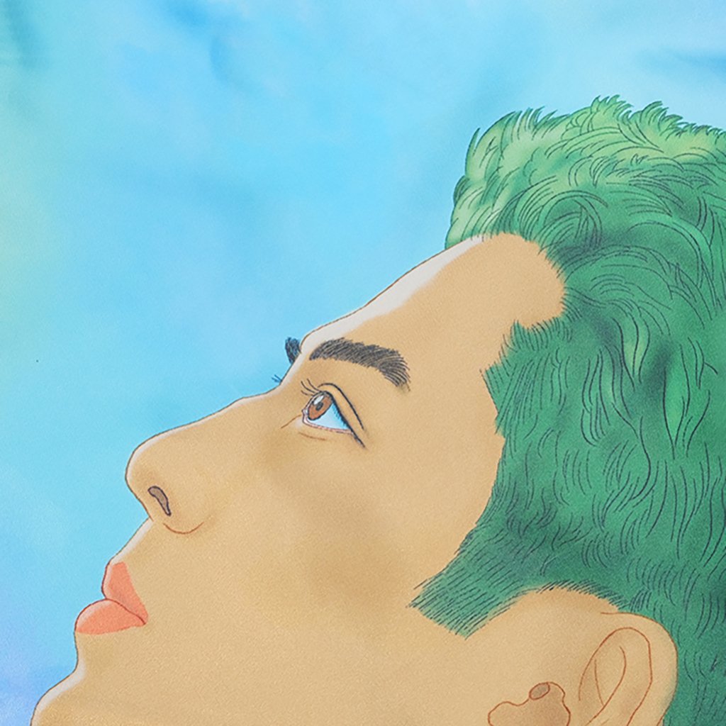 Zoro One Piece Satin Scarf, Zoro-Printed Scarf, One Piece Silk Scarf, One Piece Neck Scarf, Anime Scarf - Image 5