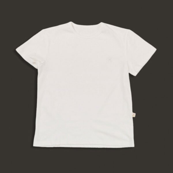 Organic Cotton T-Shirt, Sweat-Absorbing, Natural Colors Of Cotton Fibers, Easy To Mix And Match, Available In Sizes For The Whole Family - Image 3