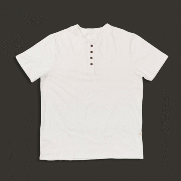 Organic Cotton T-Shirt, Sweat-Absorbing, Natural Colors Of Cotton Fibers, Easy To Mix And Match, Available In Sizes For The Whole Family - Image 2